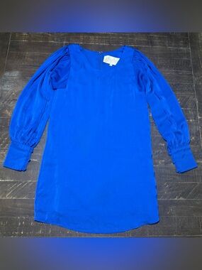 Rory Beca Blue Silky Dress Sz 0 Summer Party Formal
